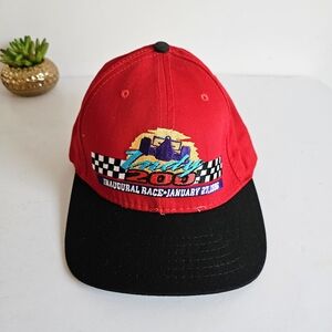 Vintage 1996 Indy 200 Walt Disney World Snapback Hat Made in USA Disney Sportswe